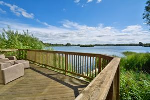 Southerly facing decking- click for photo gallery